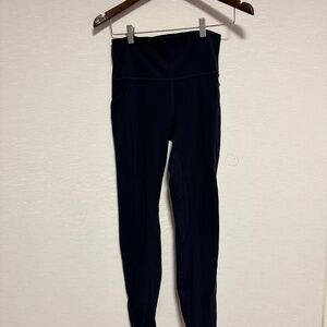 NAVY BLUE Lululemon Align Leggings with pockets!